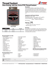 Jomar Heavyweight Thread Sealant