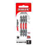 2-3/8 in. Double-Ended Phillips Drive Bit Assorted Pack (3-Piece) in retail packaging