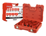 17 pc Plumber's Bi-Metal Hole Saw Set
