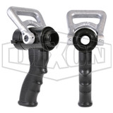 FBSO100F-PG - Forestry Grade Aluminum Ball Shut-Off Nozzle with Pistol Grip