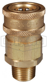 12VM12-B - V-Series Valved Male Coupler