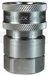 4VF4-SS - V-Series Valved Female Coupler