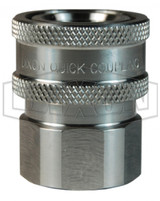 6VF6-SS-E - V-Series Unvalved Female Coupler