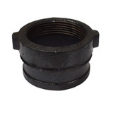 3" No Hub Cast Iron Tapped Screw Ferrule w/ 2-1/2" Tapping Size