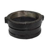 4" No Hub Cast Iron Tapped Screw Ferrule w/ 3-1/2" Tapping Size