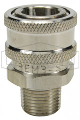 3EM3-S - E-Series Straight Through Male Threaded Coupler