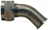 SFMF500-45 - 45° Elbow Female Weld End Metal Hose Fitting