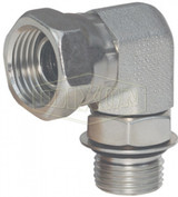 6901-8-12 - 90° SAE O-ring Boss® x Female NPSM Swivel Nut Elbow