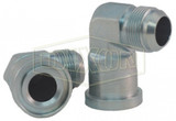 C6190F3224 - 90° Flange Elbow x Male JIC Hydraulic Adapter