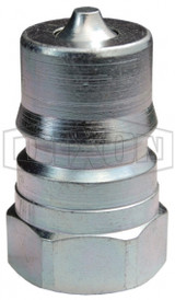 H4F4-HV - ISO-B Steel Mill 'Slide Gate' Female Threaded Plug