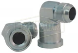 C6190F0812 - 90° Flange Elbow x Male JIC Hydraulic Adapter