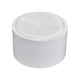 3" x 4" PVC Flush Fit Cleanout w/ 3" PVC Plug