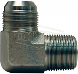 2501-6-6 - 90° Male JIC 37° Flare x Male NPTF Elbow