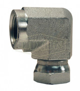1502-6-6 - 90° Female NPTF x Female NPSM Swivel Nut Elbow
