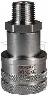 3TM3-SS - T-Series Male NPTF Ball Coupler