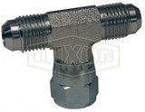 6600-4 - Male JIC 37° Flare x Female JIC 37° Swivel Tee
