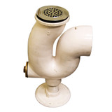 2" Cast Iron Trap Standard w/ Stainless Steel Strainer