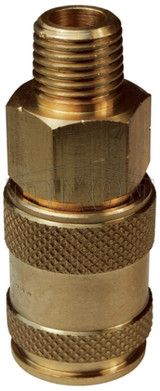 3UBM3-B - U-Series Universal Pneumatic Male Threaded Coupler