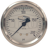 GLSC427 - Liquid Filled Center Back Mount Stainless Case Gauge