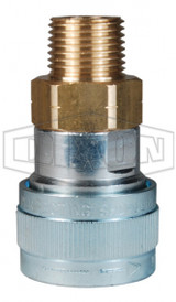 2SHDM3 - SHD-Series Schrader Pneumatic Male Threaded Coupler