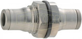 38166000 - Legris Stainless Steel Push-In Bulkhead Connector