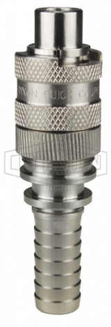 N4S8-SS - Dix-Lock® N-Series Interchange Male End x Hose Barb Plug