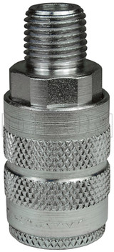 2FM2-S - F-Series Pneumatic Manual Male Threaded Coupler
