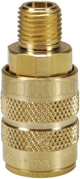 2FM2-B-BS - F-Series Pneumatic Manual Male Threaded Coupler