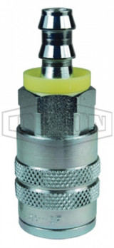 3FB4 - F-Series Pneumatic Manual Push-Loc Hose Barb Coupler