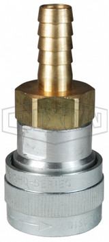 2SHDS2 - SHD-Series Schrader Pneumatic Standard Hose Barb Coupler