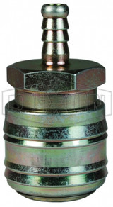 2MS2.5-PL - M-Series ARO Pneumatic Automatic Standard Hose Barb Coupler