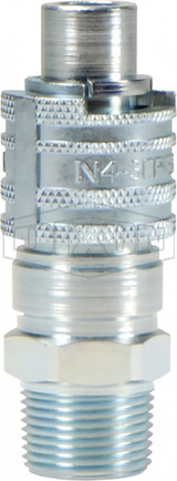 N4BM8 - Dix-Lock® N-Series Interchange Male Head x Male Threaded End Plug