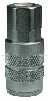 3FF3-S - F-Series Pneumatic Manual Female Threaded Coupler