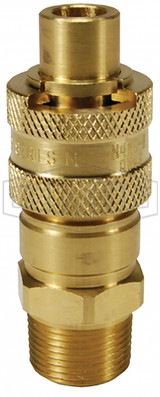 N4BM4-B - Dix-Lock® N-Series Interchange Male Head x Male Threaded End Plug