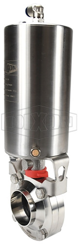 B5107E300CCH - B5107-Series Butterfly Valve with Vertical Canister Actuation