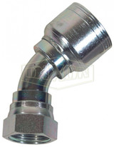 FJC45-04-04 - Nominal Smooth Bore PTFE Hose 45° FJIC Fitting
