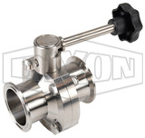 B5107E200CC-B - B5107-Series Butterfly Valve with Infinite Handle Clamp End