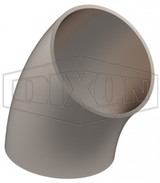 DVF-C100G1S - Vacuum Weld 45° Elbow