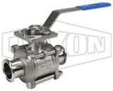 BV2CU-075CC-A - BV2-Series Encapsulated Sanitary Ball Valve