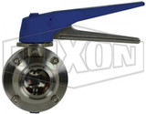 B5116S050CC-C - B5116-Series Butterfly Valve with Trigger Handle Clamp End