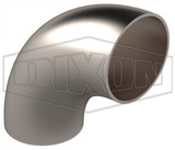 DVF-C400G1Q - Vacuum Weld 90° Elbow