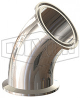 T2KMP-400PM - BioPharm 45° Clamp Elbow