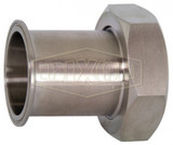 17MP-14-G400 - Clamp x Plain Bevel Seat Adapter with Hex Nut