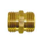 3/4" MHT x 3/4" MHT Brass Hose Nipple