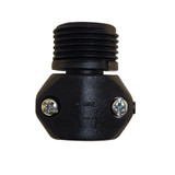 Male Hose End Repair Coupling. Fits 1/2" & 5/8" Hose