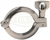 13MHHV250 - Pipe Size Schedule 5S and 10S Single Pin Heavy Duty Clamp