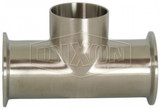 B7MMW-G150 - Polished Clamp Run x Weld Branch Tee