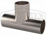 DVF-C250G1V - Vacuum Fitting Weld Tee