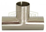 B7W-R100P - Polished Long Weld Tee