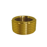 3/8" MIP x 1/4" FIP Brass Face Bushing